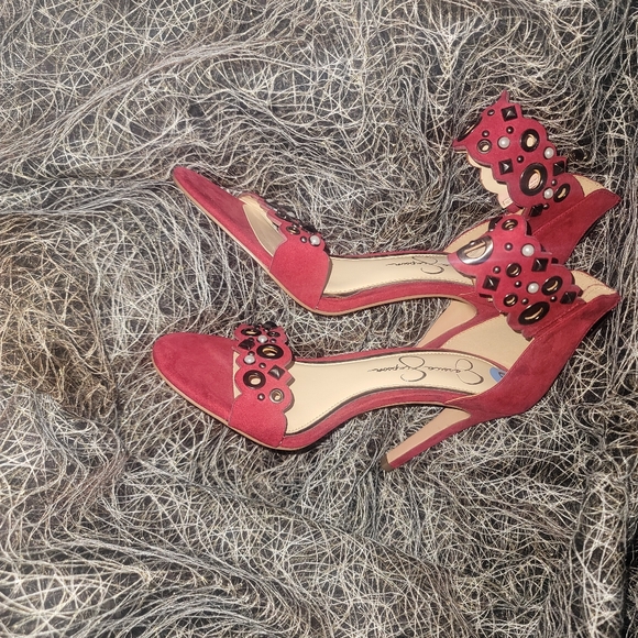 Jessica Simpson Red Heels - Picture 3 of 8